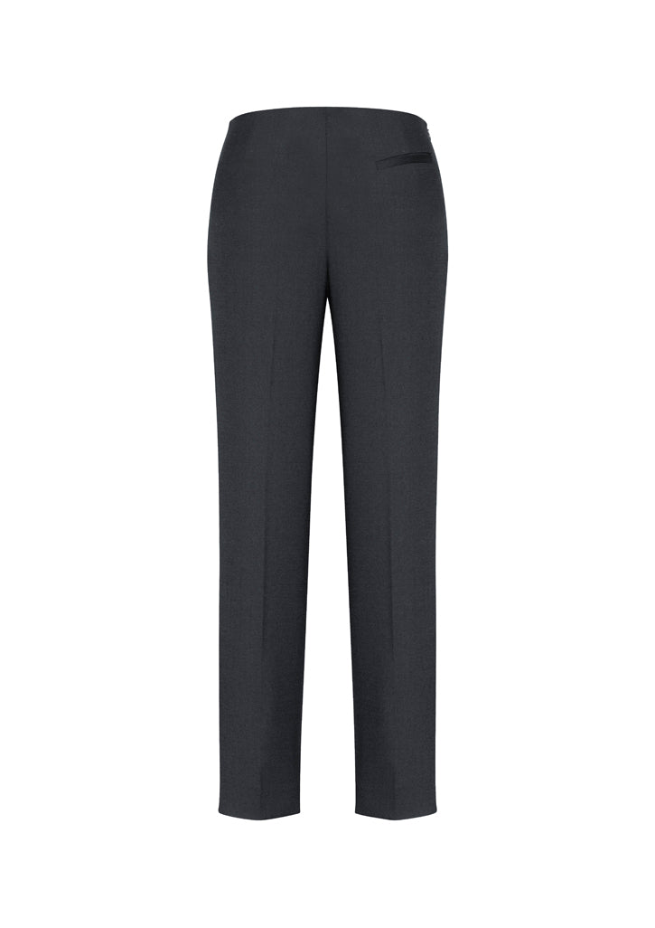 Ladies Bandless Slim Leg Pant - 10121-Charcoal-6