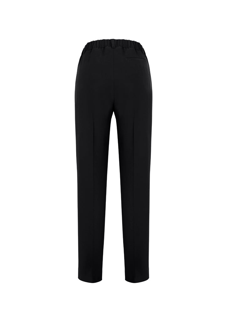 Womens Bandless Elastic Waist Pant - 10722-Black-6