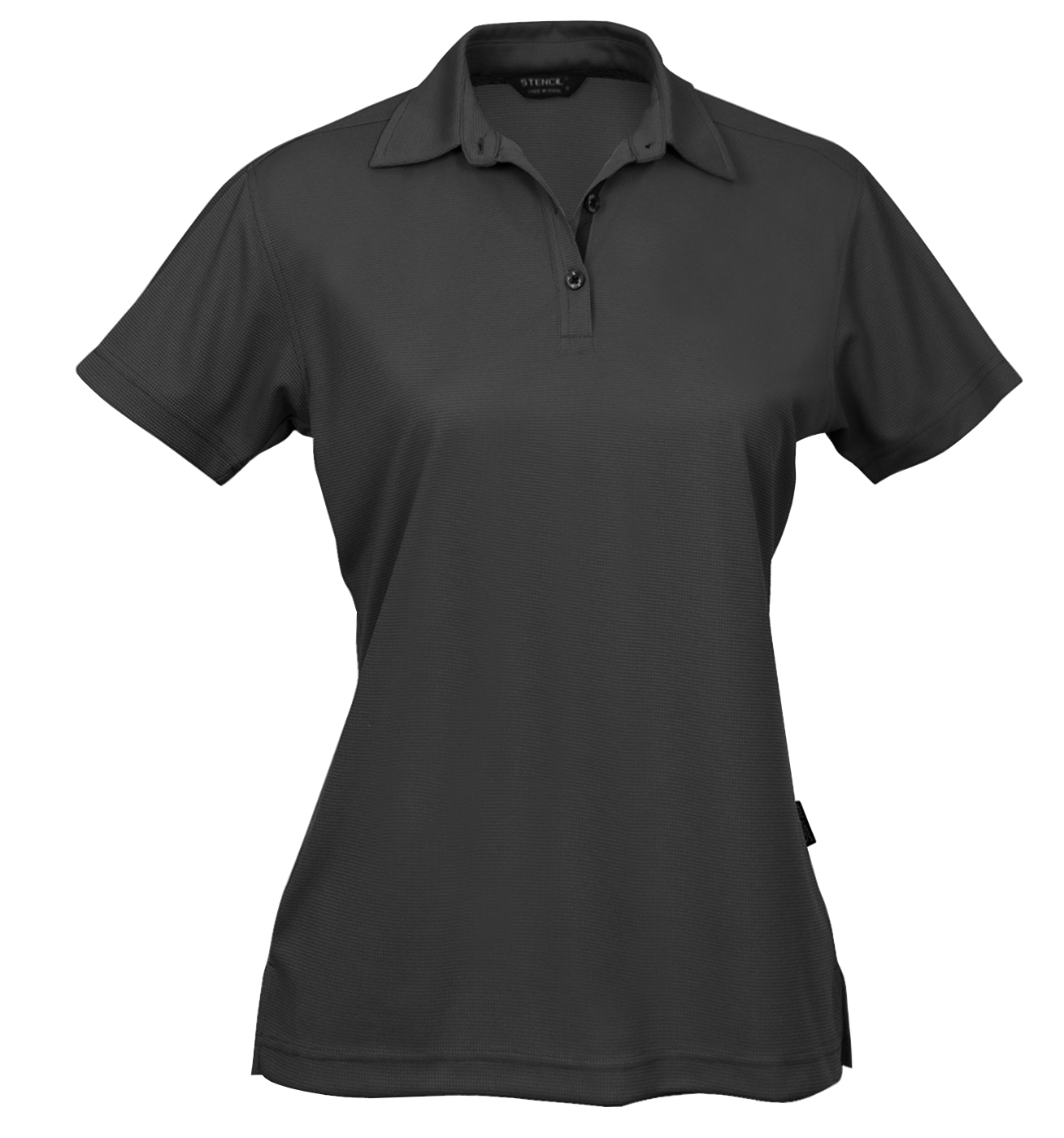Superdry 1162 Ladies S/S Polos - 1162-Charcoal/Black-14