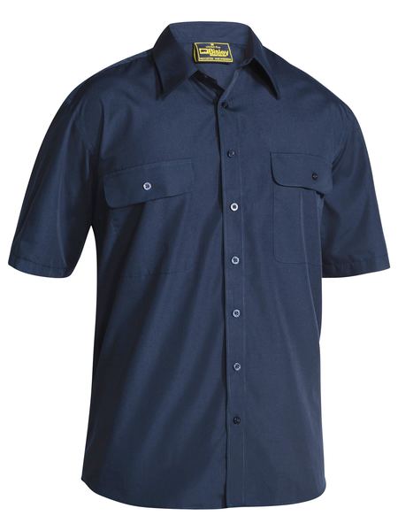 Permanent Press Shirt - S/S - BS1526-Midnight-6XL