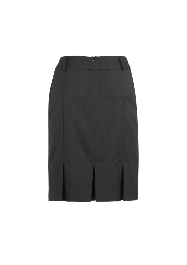 Ladies Multi-Pleat Skirt - 20115-Charcoal-6