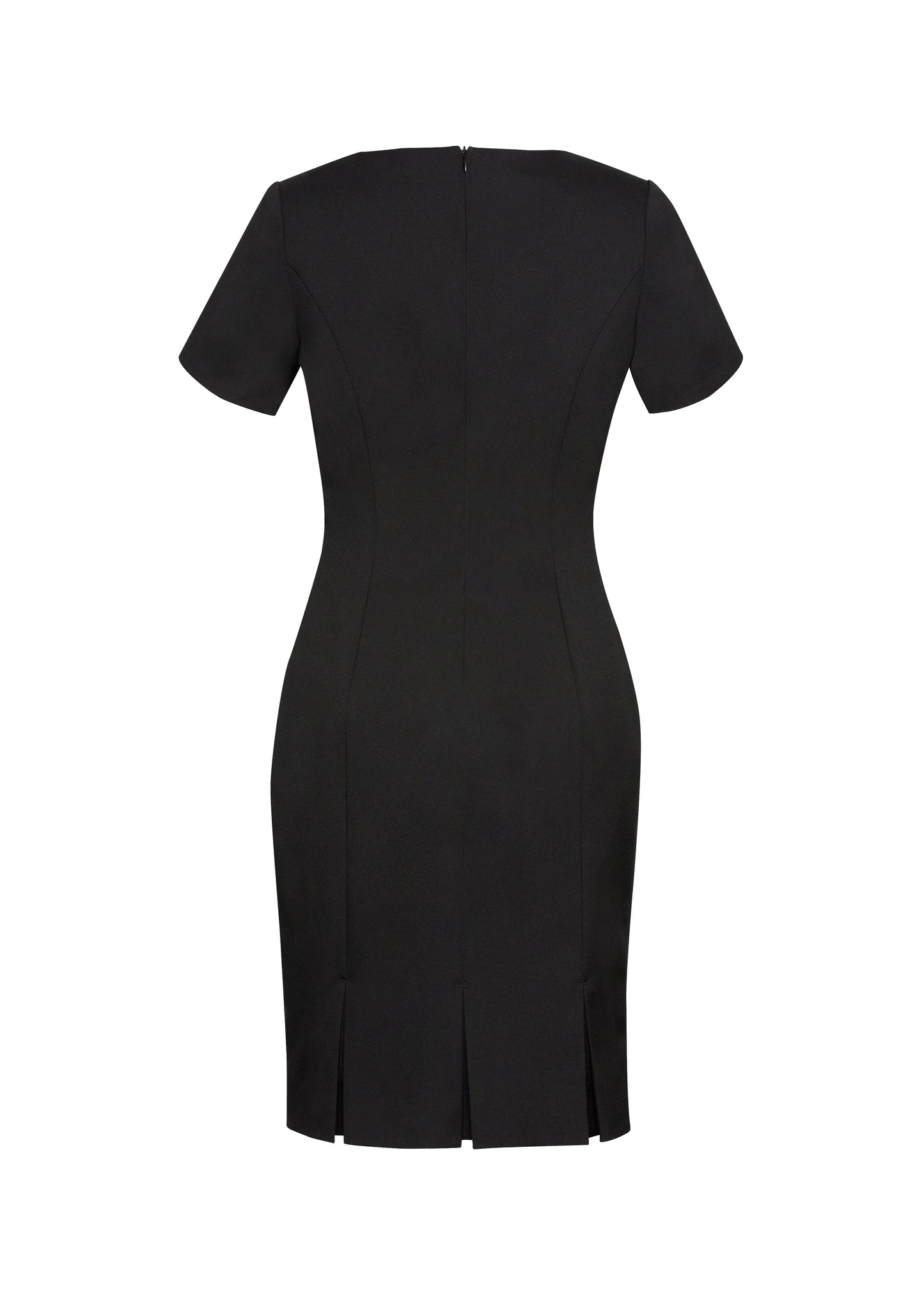 Women's Cool Stretch Short Sleeve Shift Dress - 30112-Black-10