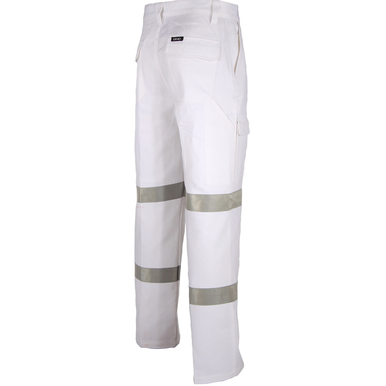 311gsm Double Hoop Taped Cargo Pants - 3361-White-97R