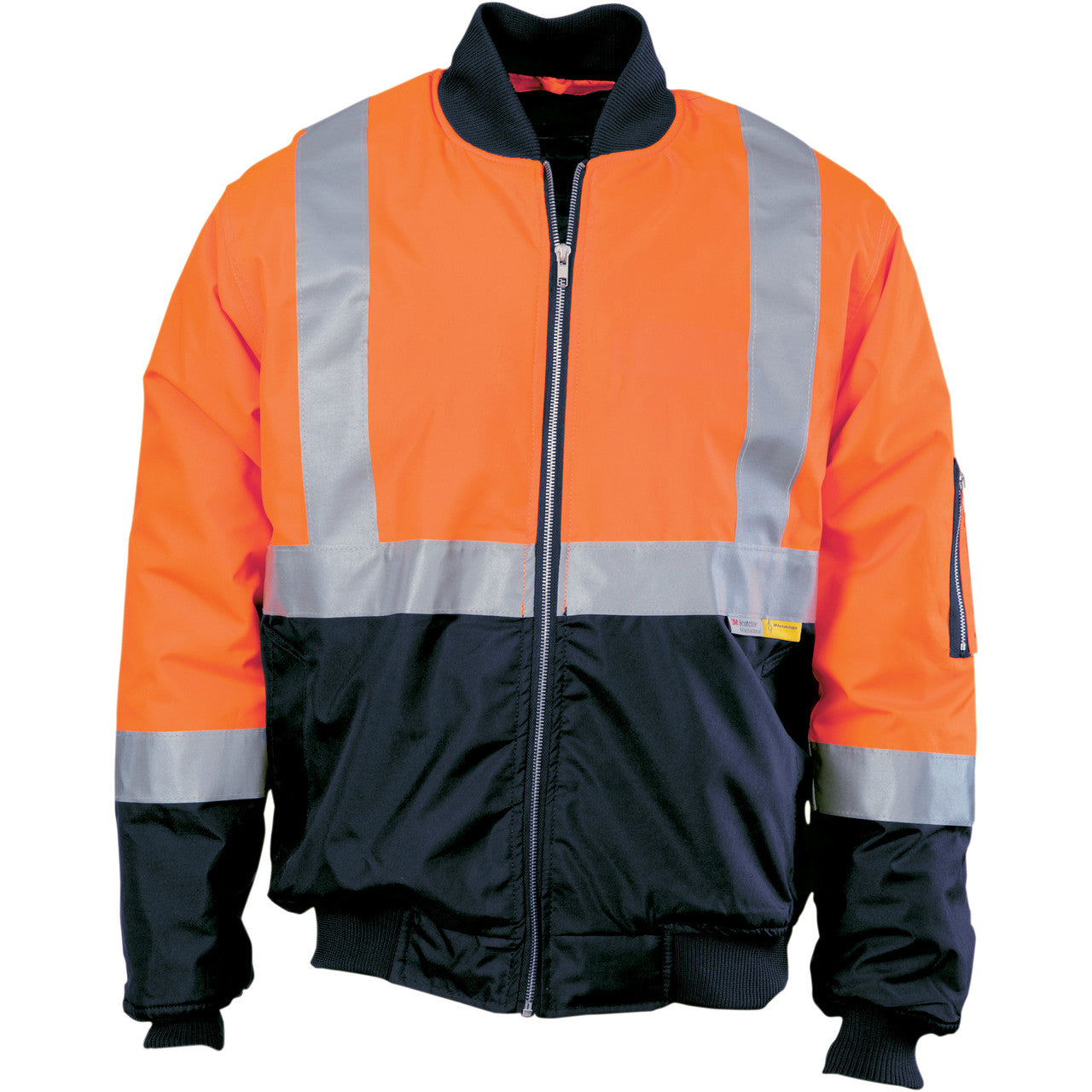 HIVIS Two Tone Bomber Jacket with CSR R/Tape - 3762-O/N-6XL