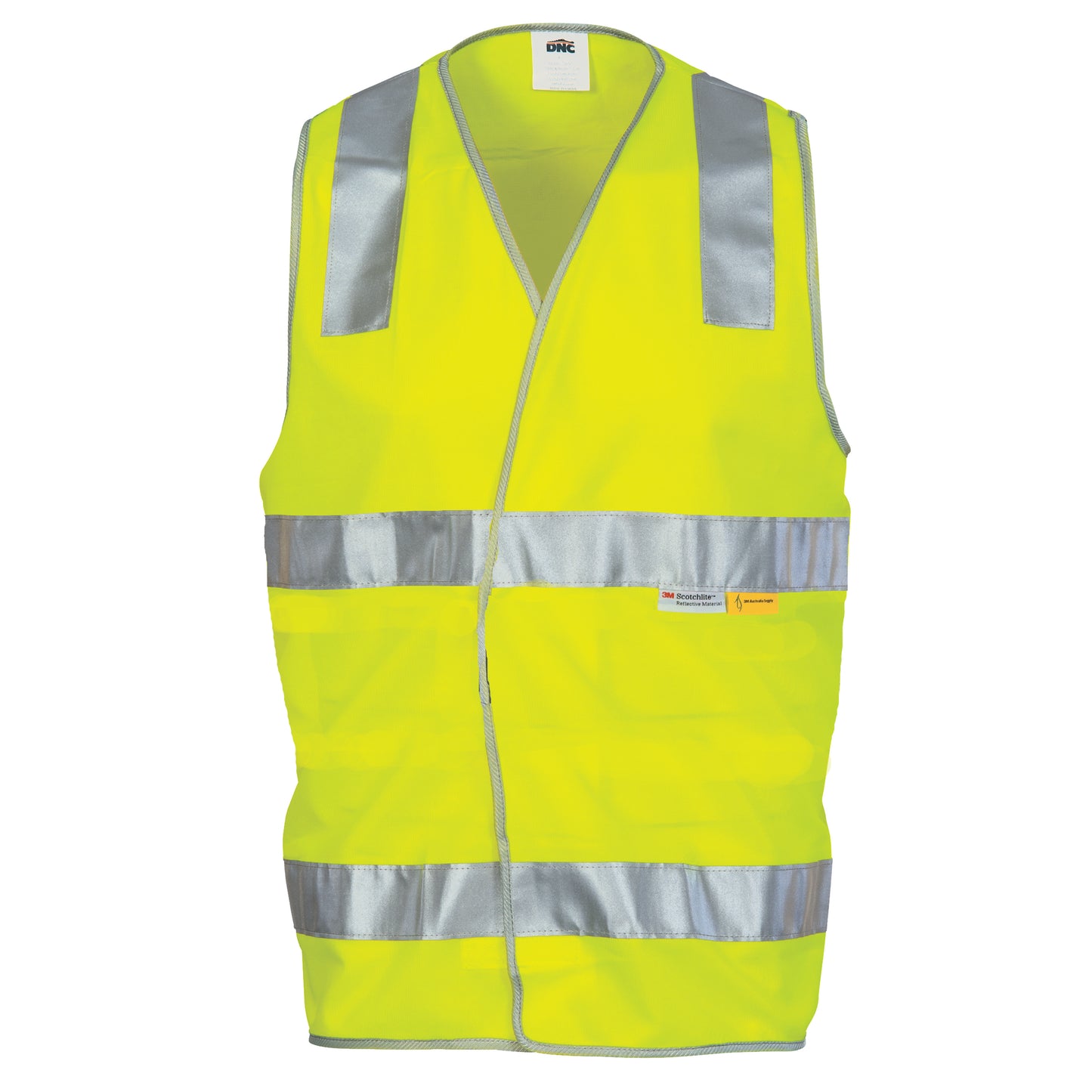 Day/Night HiVis Safety Vests - 3803-Yellow-M