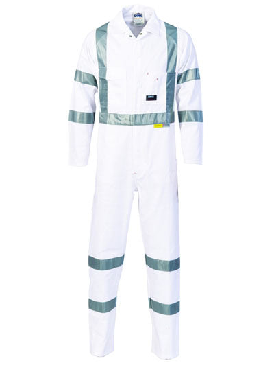 RTA Night Worker Coverall with 3M 8910 R/Tape - 3856-White-92R