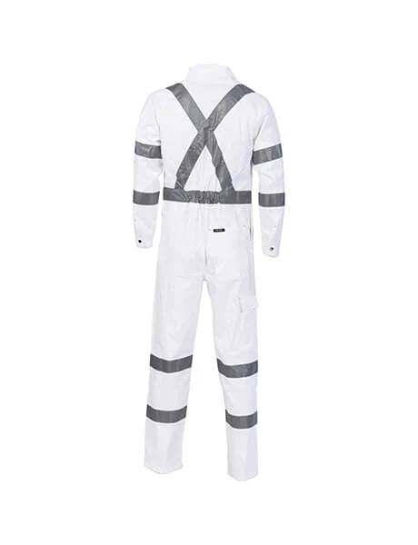 RTA Night Worker Coverall with 3M 8910 R/Tape - 3856-White-112R