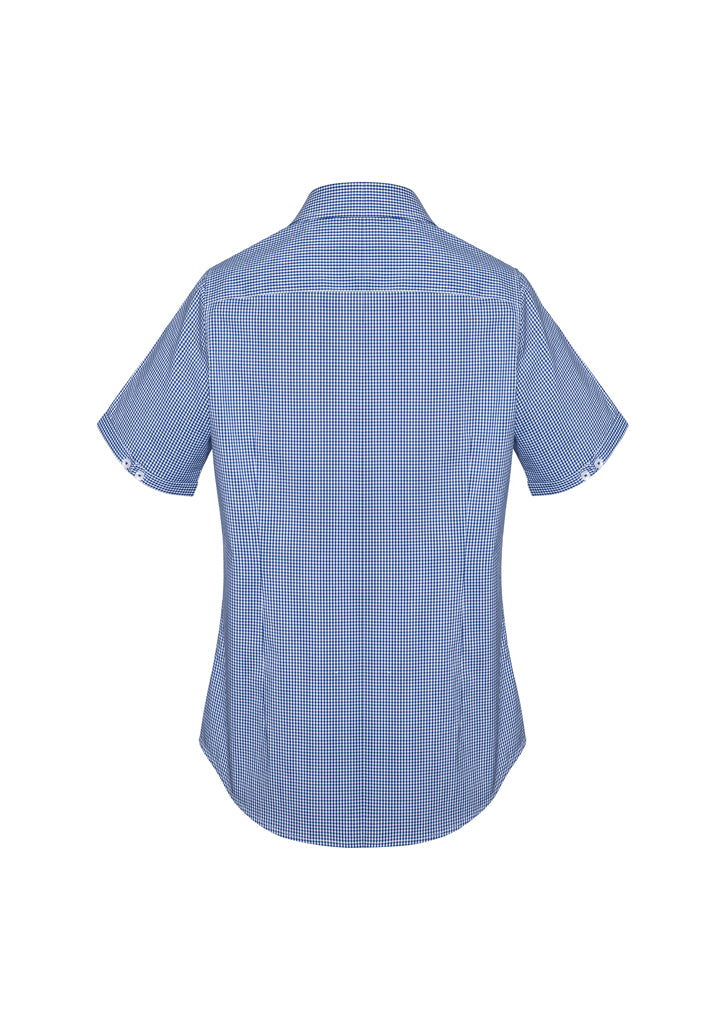 Newport Ladies Short Sleeve Shirt - 42512-French Navy-16