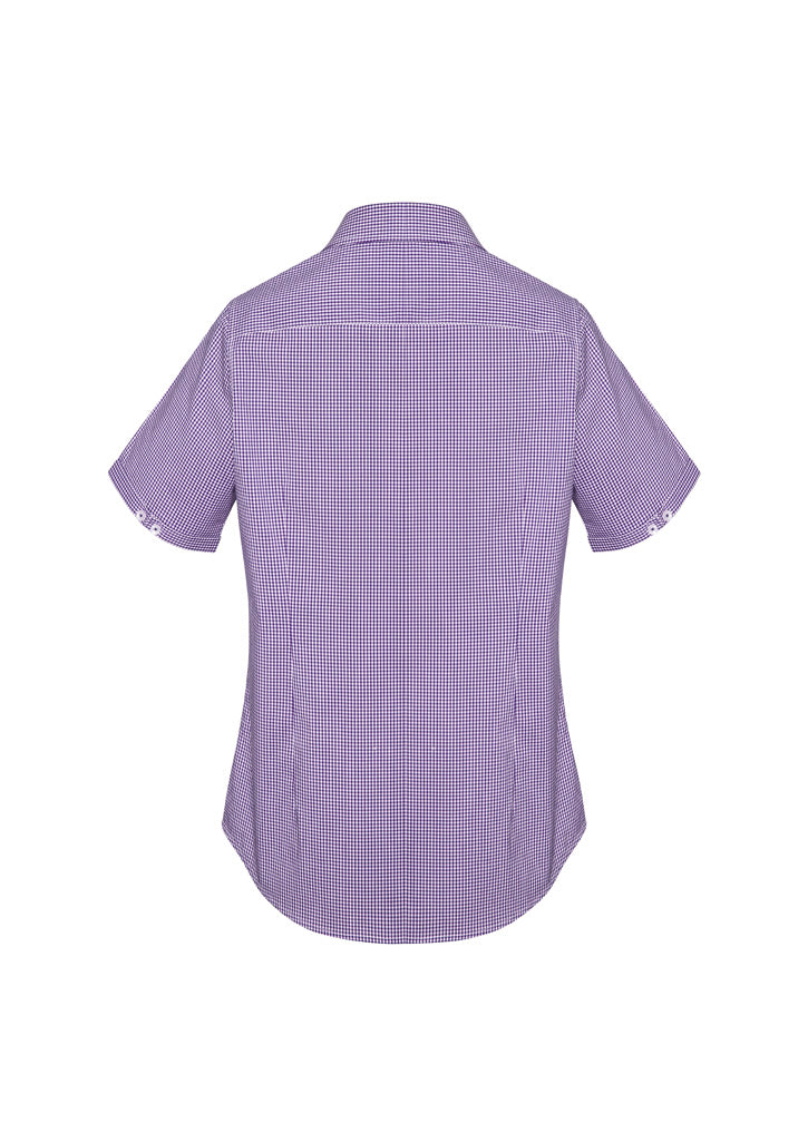 Newport Ladies Short Sleeve Shirt - 42512-Purple Reign-10
