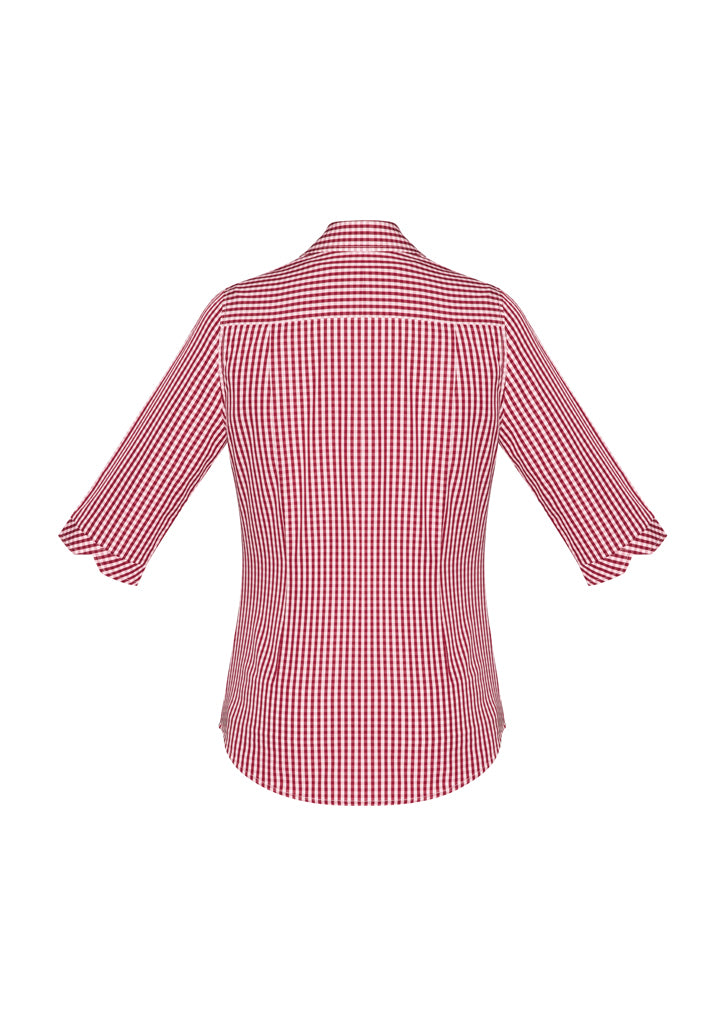Springfield Ladies 3/4 Sleeve Shirt - 43411-Cardinal-12