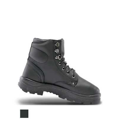 Arygle-Met 150mm Lace Up Steel Cap Safety Boot - 312802-Black-7.5