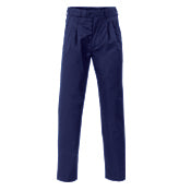 Mens P/V Pleat Front Pants - 4502-Navy-82R