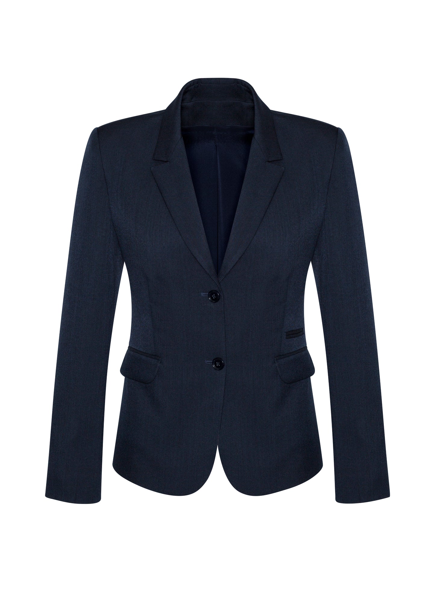Women's Cool Stretch 2 Button Mid Length Jacket - 60119-Navy-14