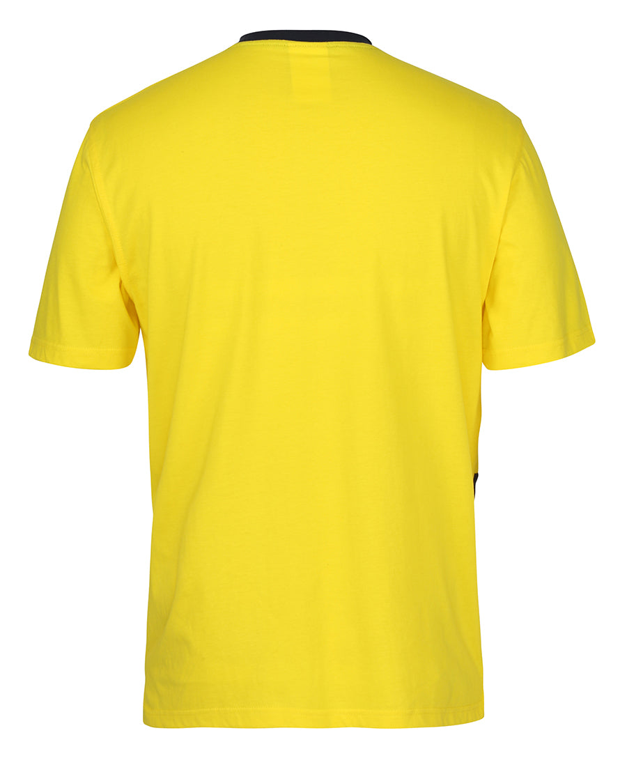 Jb's Hi Vis Crew Neck Cotton T-Shirt - 6HVTC-Y/N-L