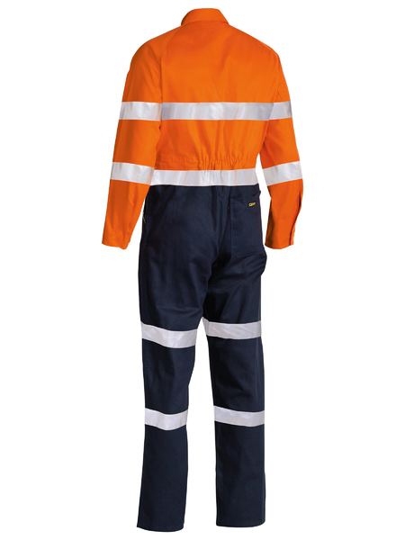 Taped Hi Vis Drill Coverall - BC6357T-O/N-92R