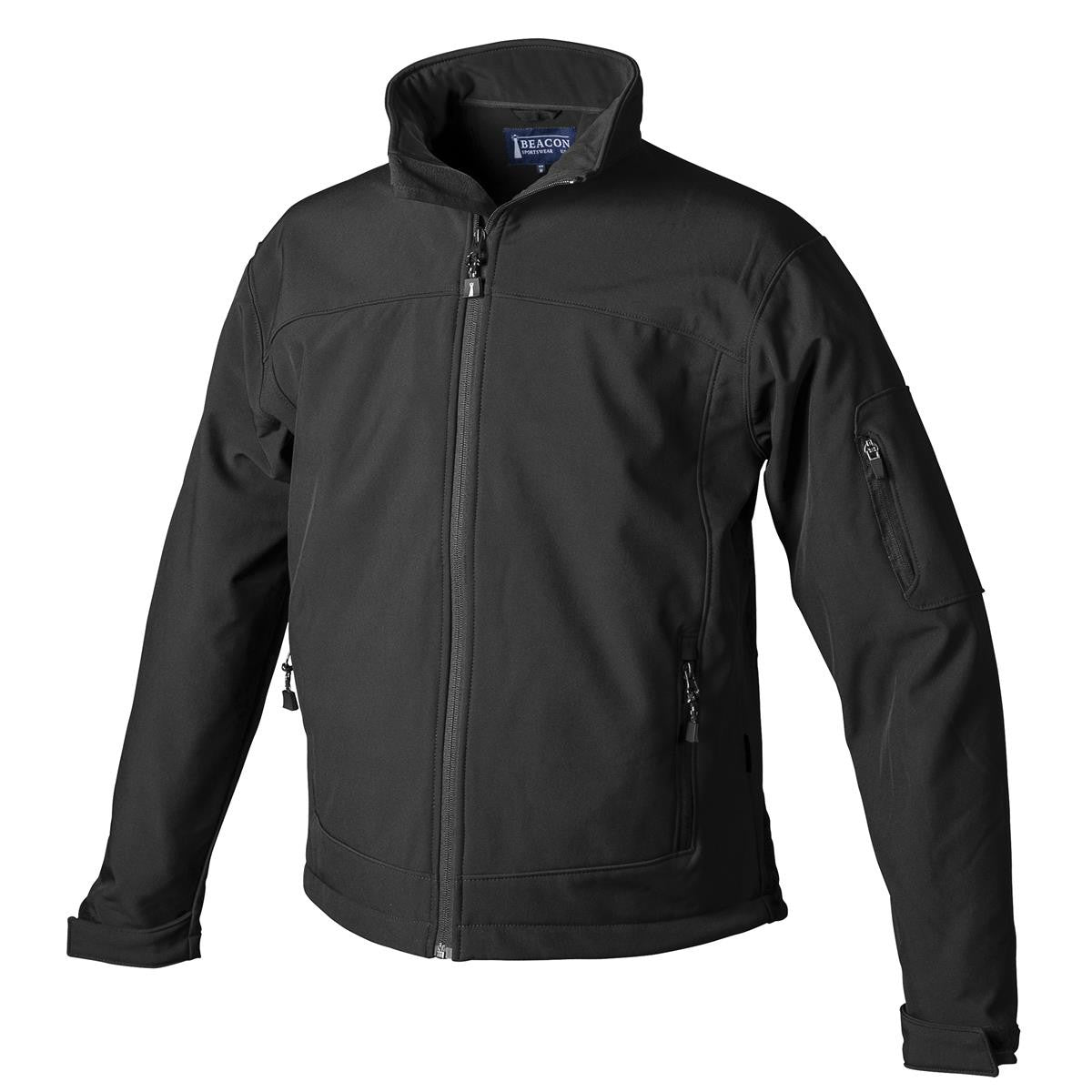 Perkins Men's Softshell Jacket - BN100-Black-2XL