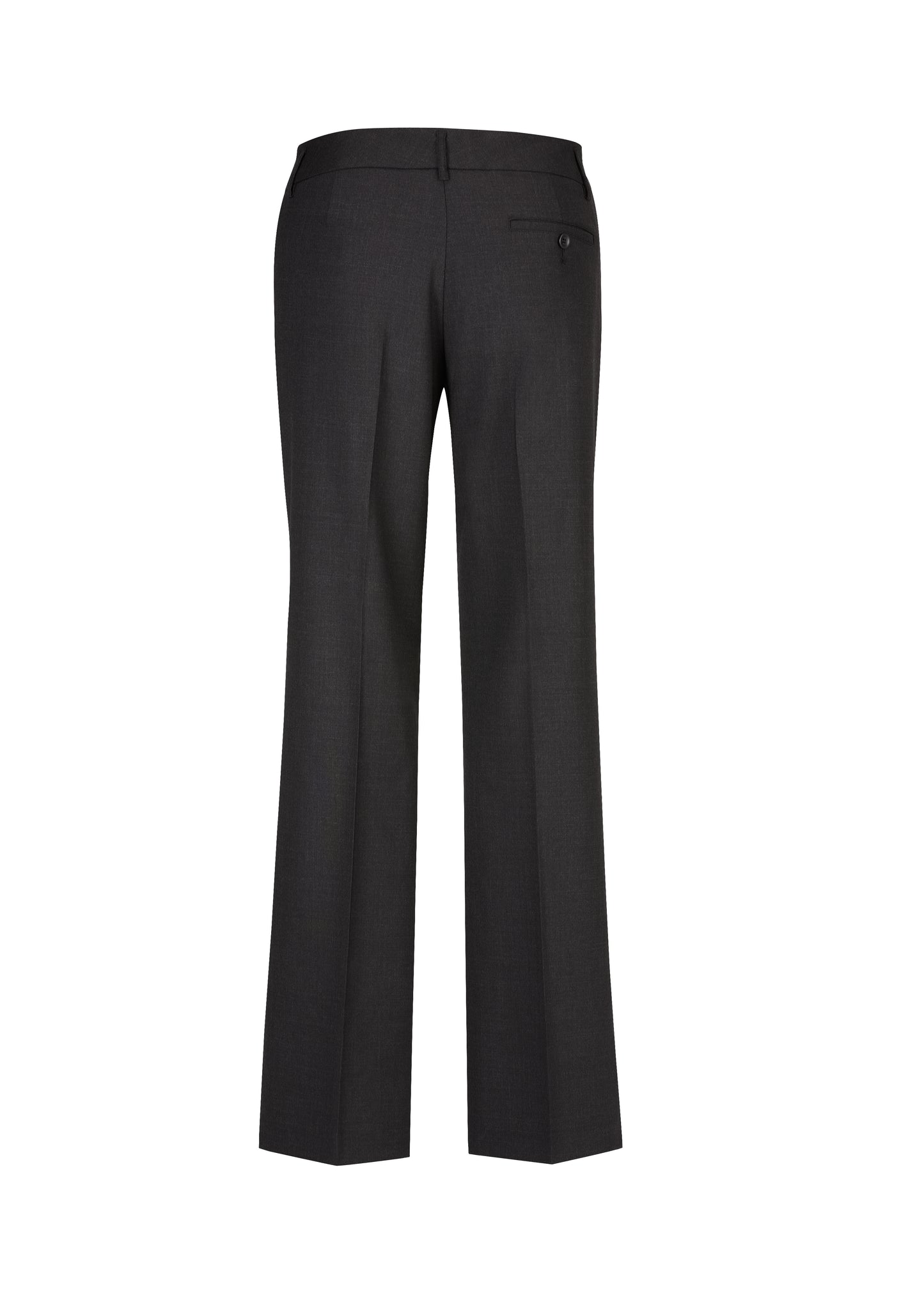 Ladies Classic Flat Front Pant - BS29320-Charcoal-18