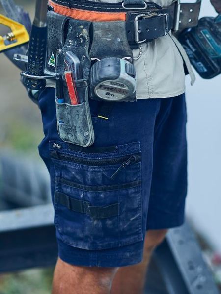 Flx & Move™ Stretch Utility Zip Cargo Short - BSHC1330-Navy-92R