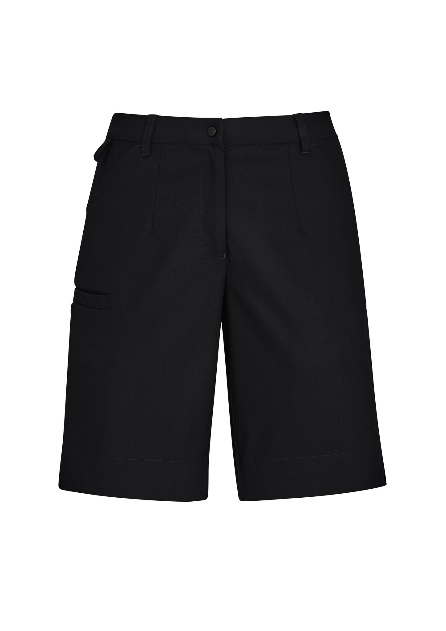 Women's Comfort Waist Cargo Short - CL957LS-Black-12