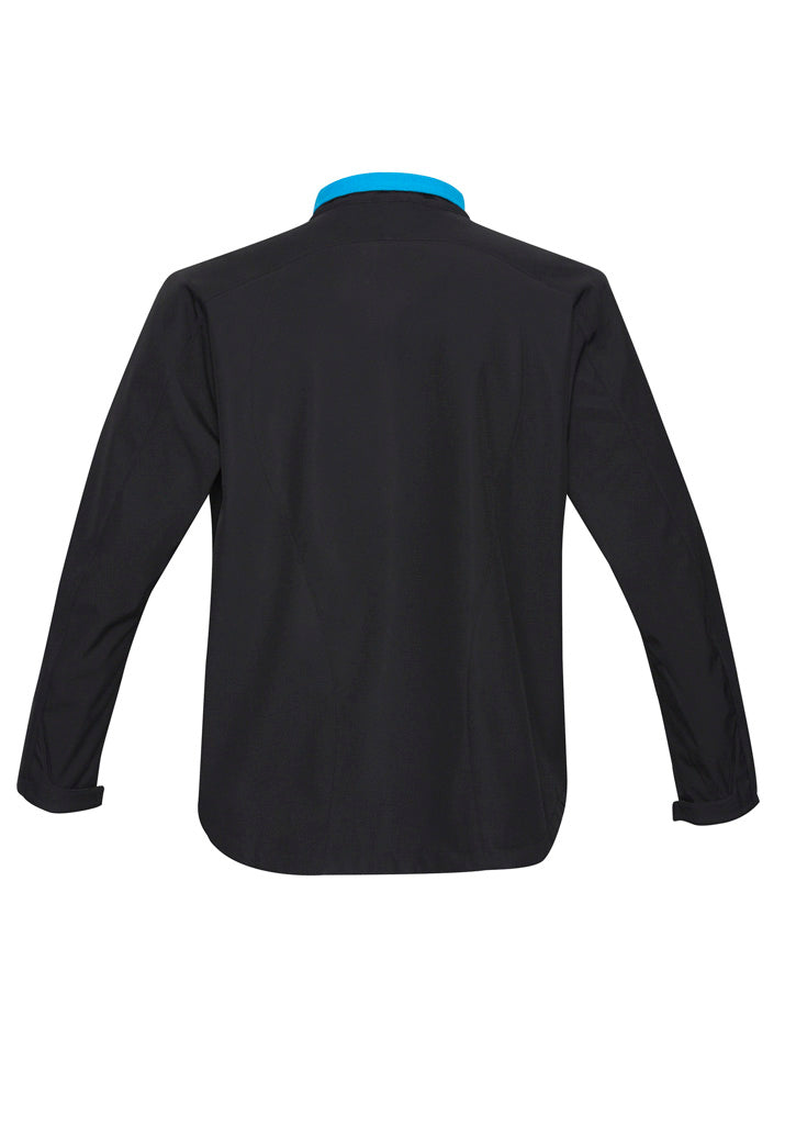 Mens Geneva Jacket - J307M-Black/Cyan-2XL