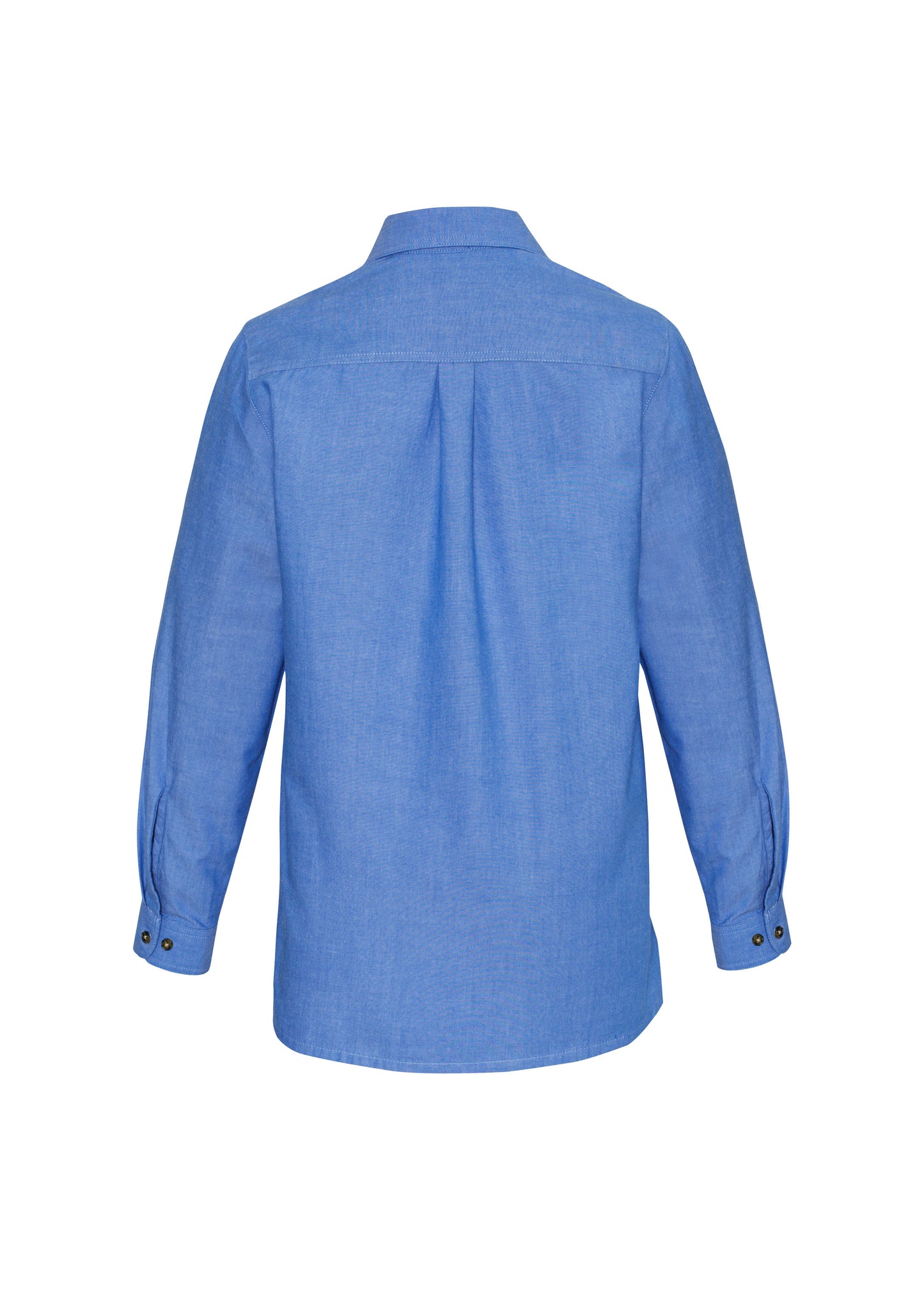 Women's Chambray Long Sleeve Shirt - LB6201-Chambray-20