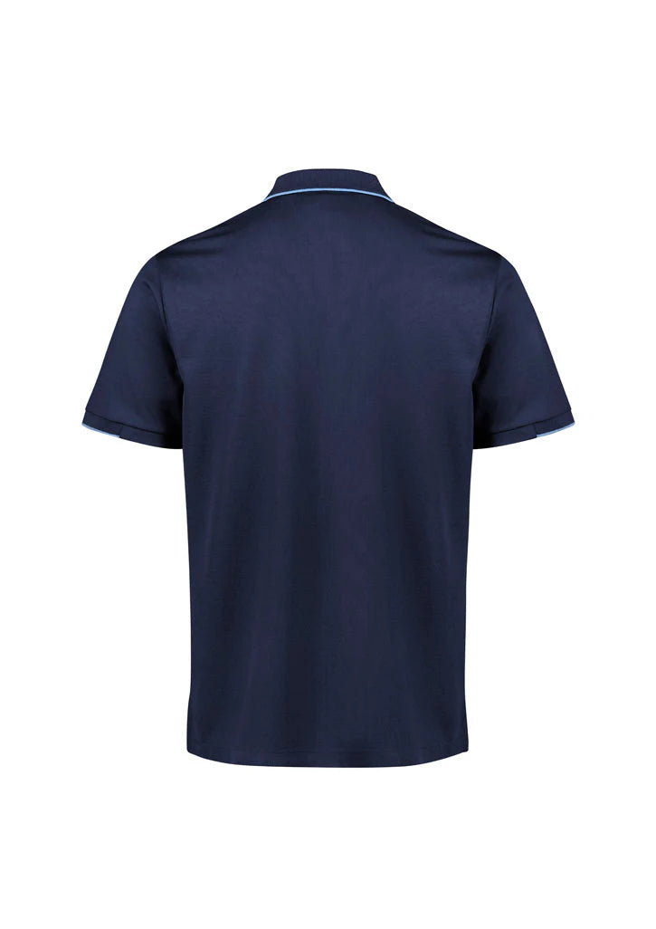 Men's Focus Short Sleeve Polo - P313MS-Navy/Sky-4XL