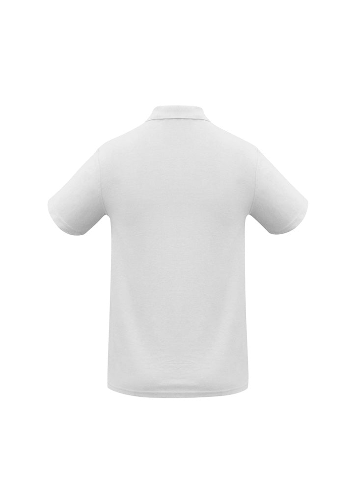 Men's Crew Short Sleeve Polo - P400MS-White-XL