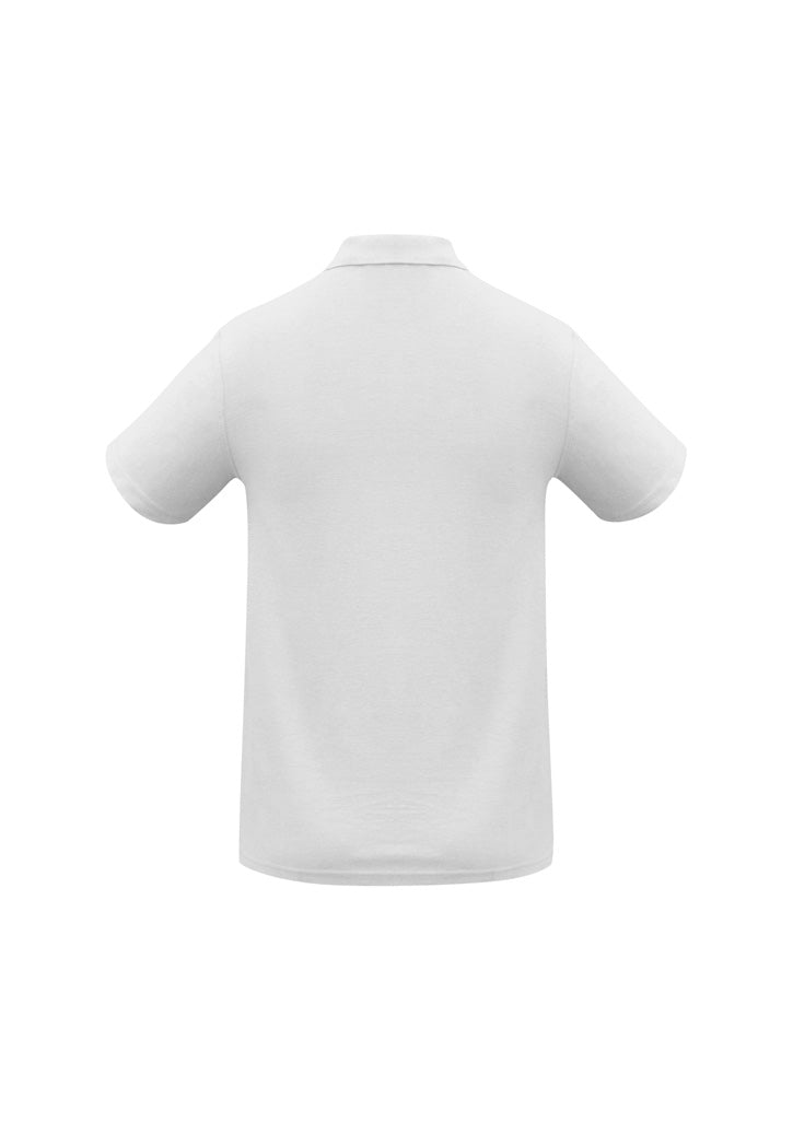 Mens Crew Polo - P400MS-White-2XL