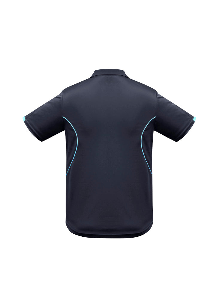 Men's Razor Short Sleeve Polo - P405MS-Navy/Sky-2XL