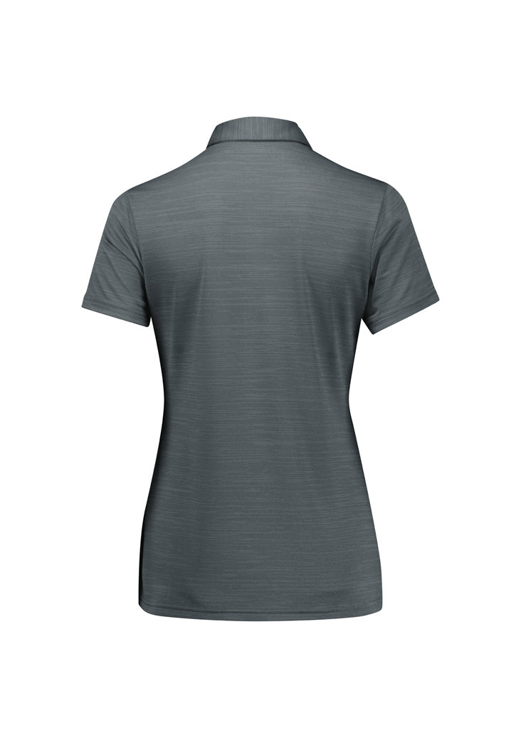 Women's Orbit Short Sleeve Polo - P410LS-Dark Grey Carbon-12