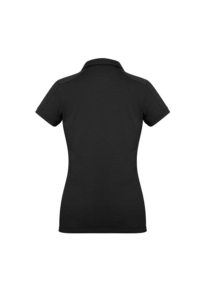 Women's Profile Short Sleeve Polo - P706LS-Black-14
