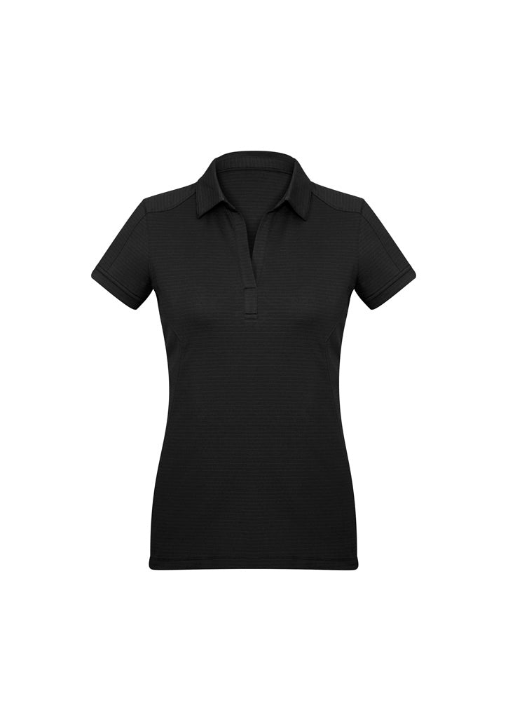 Women' Profile Short Sleeve Polo - P706LS-Black-14