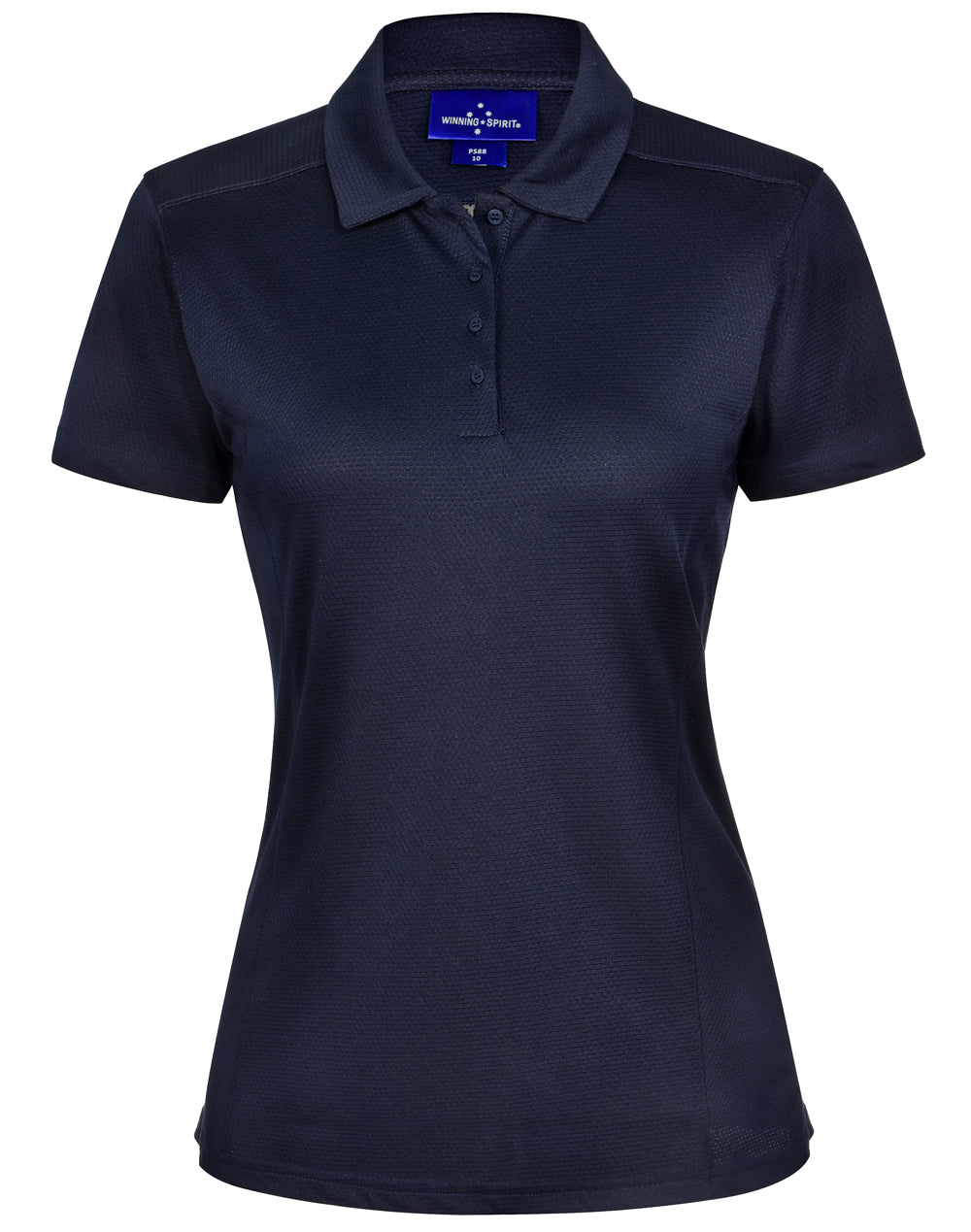BAMBOO CHARCOAL CORPORATE SHORT SLEEVE POLO Ladies - PS88-Navy-14