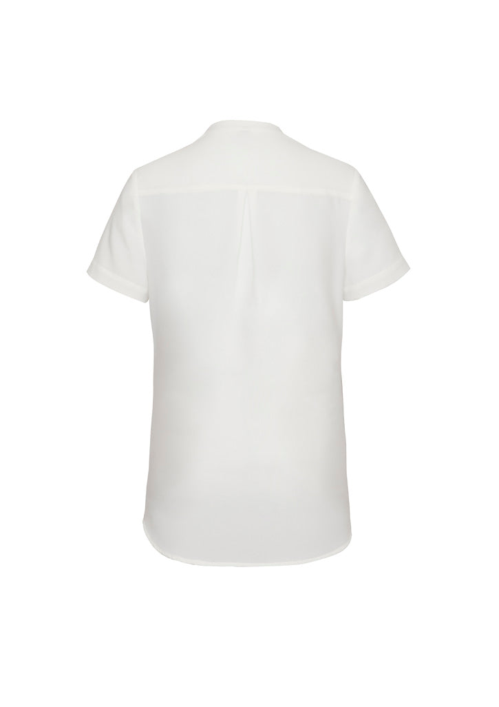 Women's Juliette Short Sleeve Blouse - RB977LS-Ivory-14