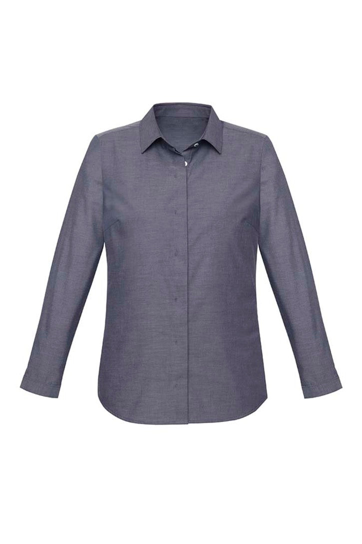 Women's Charlie Long Sleeve Shirt - RS968LL-Navy Chambray-18