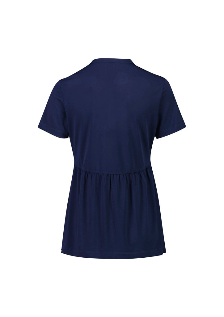 Women's Mali Stretch Tunic T-Top - RT262LS-Navy-10
