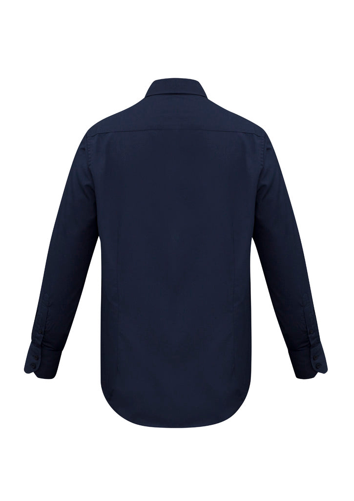 Mens Metro Long Sleeve Shirt - SH714-Navy-4XL