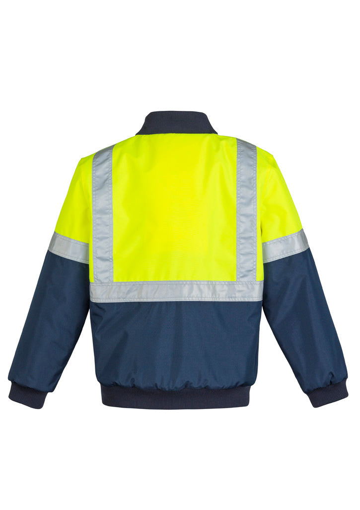 Men's Hi Vis Quilted Flying Jacket - ZJ351-Y/N-XL