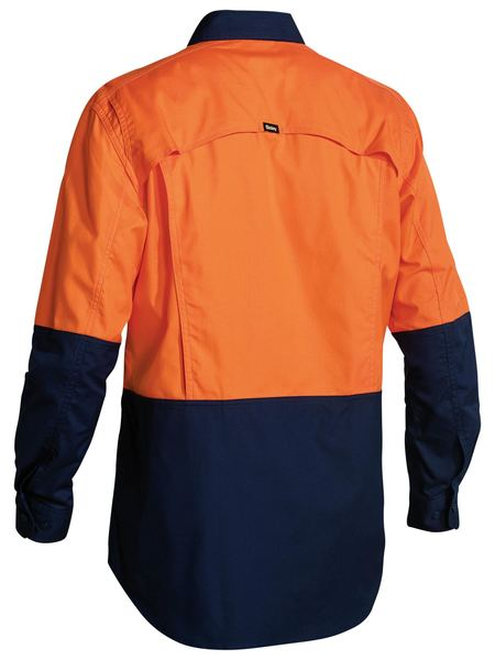 Hi Vis X Airflow Ripstop Shirt - L/S - BS6415-O/N-S