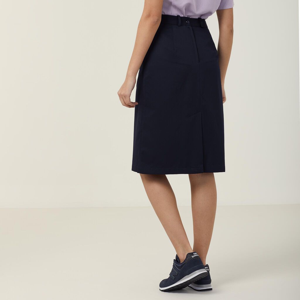 Ladies Secret Waist Skirt - CAT2QL-Ink Navy-12