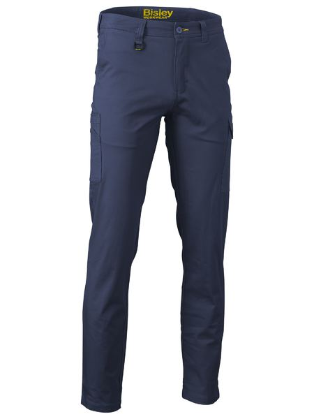Stretch Cotton Drill Cargo Pants - BPC6008-Navy-102R