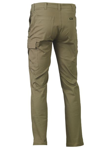 Stretch Cotton Drill Cargo Pants - BPC6008-Khaki-77R
