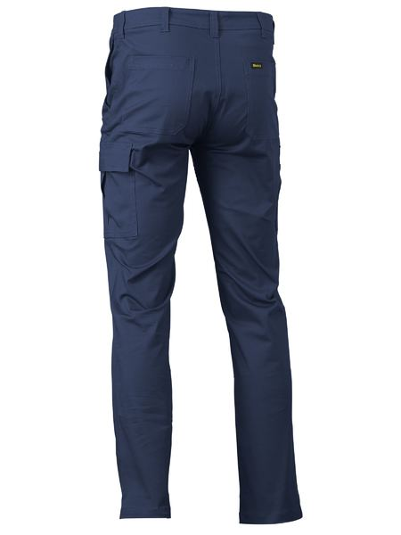 Stretch Cotton Drill Cargo Pants - BPC6008-Navy-102R