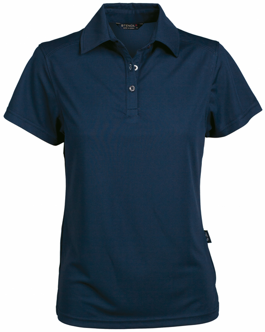 Glacier 1154 Ladies S/S Polos - 1154-Navy-16
