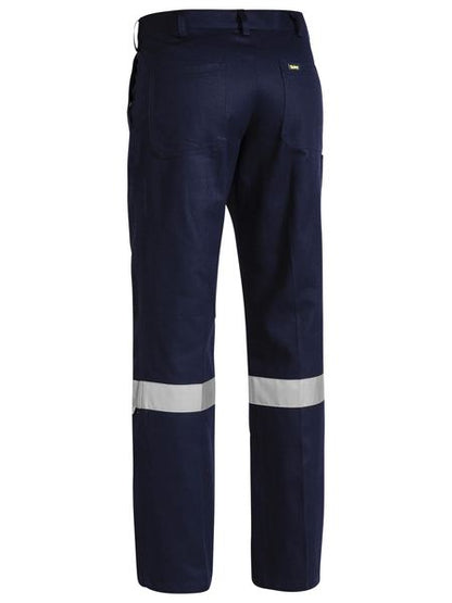 Drill Work Pants With Tape - BP6007T-Navy-112S