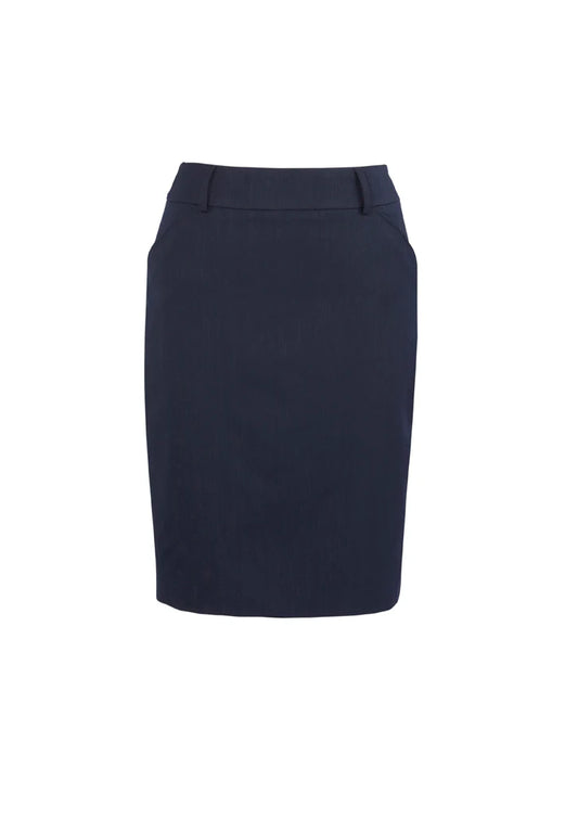 Ladies Chevron Band Skirt - 20114-Navy-8