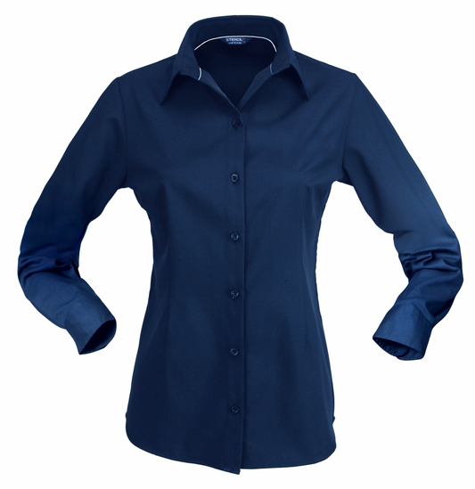 Candidate 2135L Ladies Ls Shirts - 2135L-Navy-8