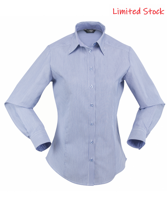 Inspire 2151 Ladies L/S Shirts - 2151-Mid Blue-20
