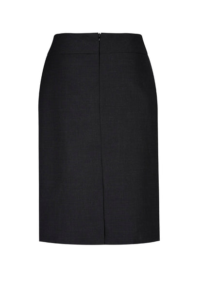 Women's Comfort Wool Stretch Relaxed Fit Lined Skirt - 24011-Black-22