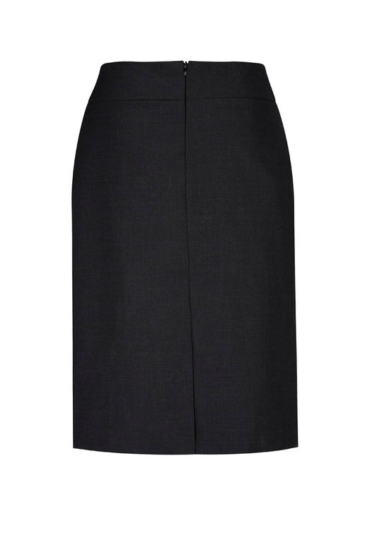 Women's Comfort Wool Stretch Relaxed Fit Lined Skirt - 24011-Black-22